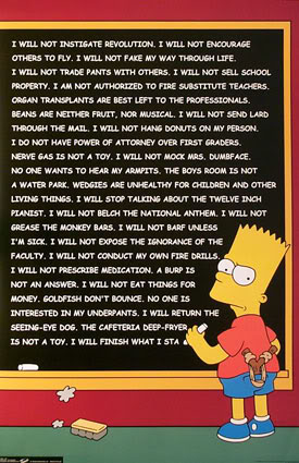 Mr. Rustigian's Simpson Poster